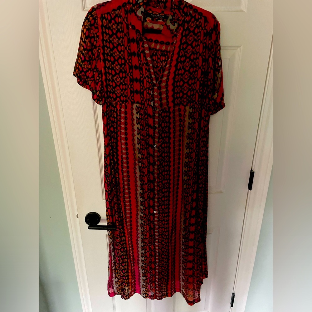 Scotch Soda Sheer Empire Waisted Gown